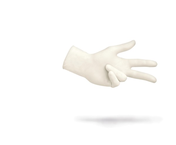 Sentina Ambidextrous Latex Handschuhe 100St