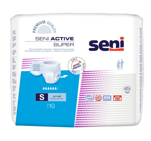 Seni Active Super Inkontinenzslip Gr. S 8x10 St